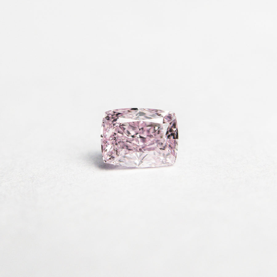 The 0.30ct 4.43x3.39x2.27mm GIA SI2 Fancy Intense Purple-Pink Cushion Brilliant 🇨🇦 24164-01 by East London jeweller Rachel Boston | Discover our collections of unique and timeless engagement rings, wedding rings, and modern fine jewellery. - Rachel Boston Jewellery