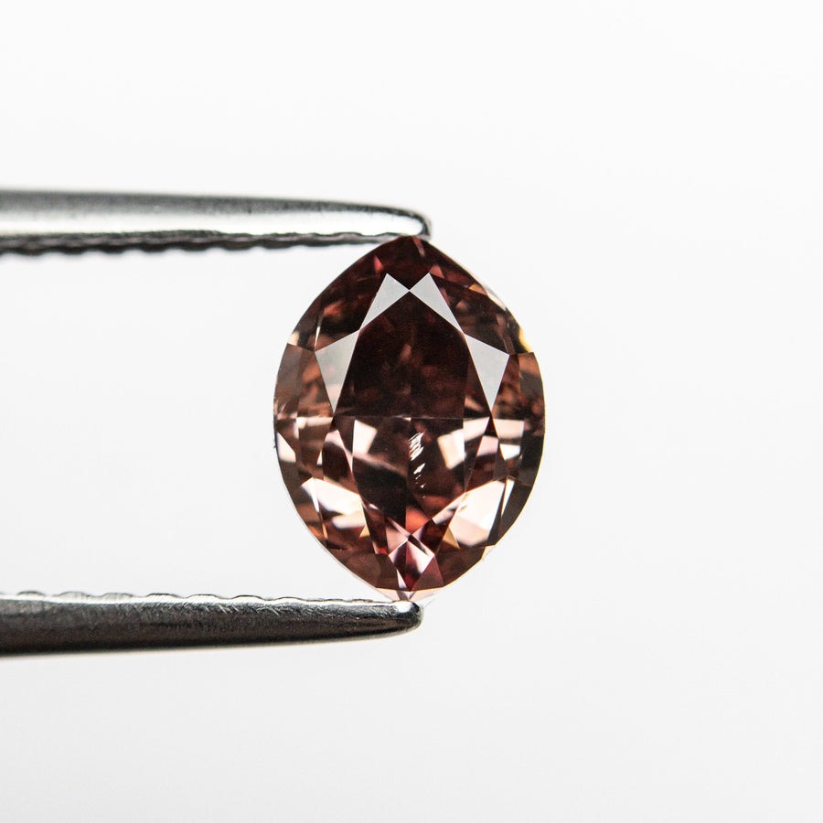 The 1.00ct 7.28x5.36x3.53mm GIA SI1 Fancy Deep Orangy Pink Marquise Brilliant 🇦🇺 24109-01 by East London jeweller Rachel Boston | Discover our collections of unique and timeless engagement rings, wedding rings, and modern fine jewellery. - Rachel Boston Jewellery