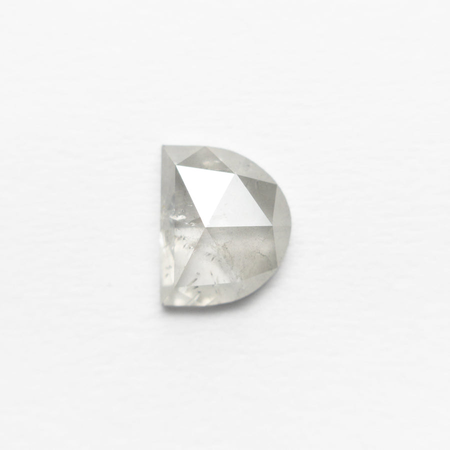 The 0.77ct 6.53x5.30x2.36mm Half Moon Rosecut 19617-33 by East London jeweller Rachel Boston | Discover our collections of unique and timeless engagement rings, wedding rings, and modern fine jewellery. - Rachel Boston Jewellery