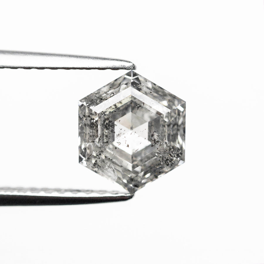 The 1.75ct 7.96x6.94x4.23mm Hexagon Step Cut 🇨🇦 24551-01 by East London jeweller Rachel Boston | Discover our collections of unique and timeless engagement rings, wedding rings, and modern fine jewellery. - Rachel Boston Jewellery