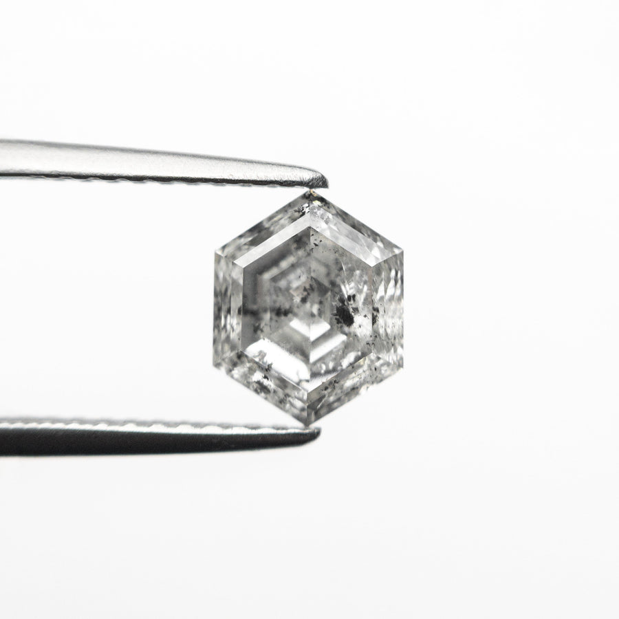 The 1.37ct 7.60x6.11x3.93mm Hexagon Step Cut 🇨🇦 24959-01 by East London jeweller Rachel Boston | Discover our collections of unique and timeless engagement rings, wedding rings, and modern fine jewellery. - Rachel Boston Jewellery