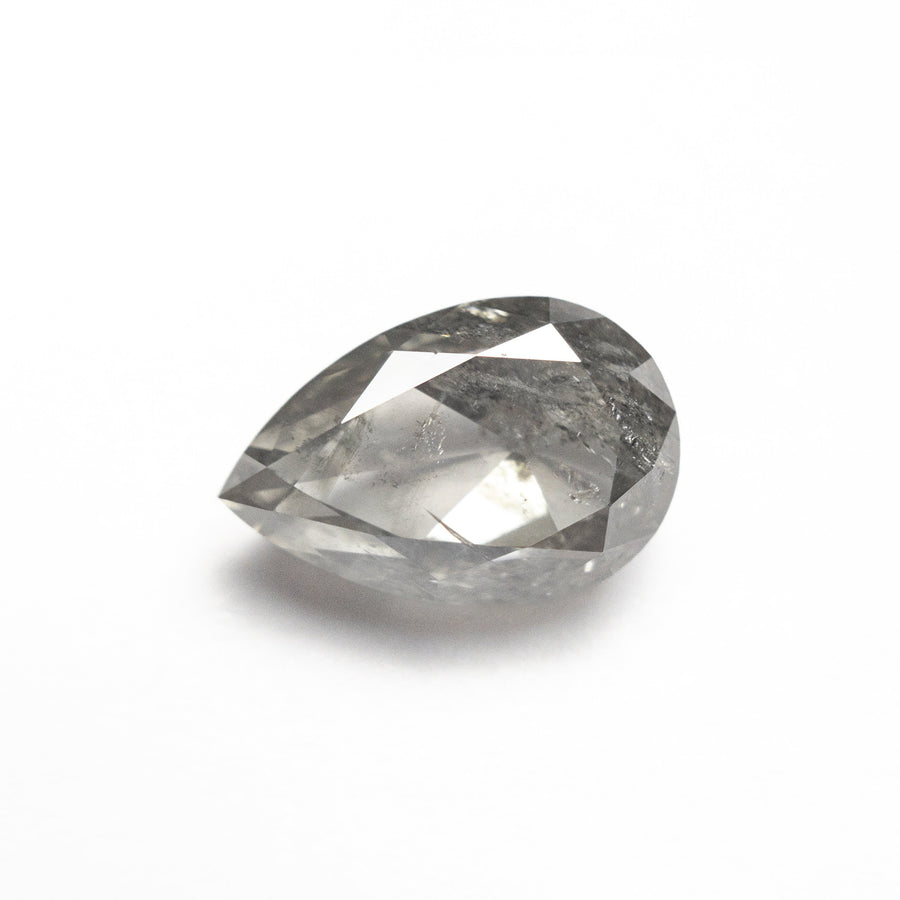 The 2.41ct 10.01x6.60x4.45mm Pear Double Cut 25450-18 by East London jeweller Rachel Boston | Discover our collections of unique and timeless engagement rings, wedding rings, and modern fine jewellery. - Rachel Boston Jewellery