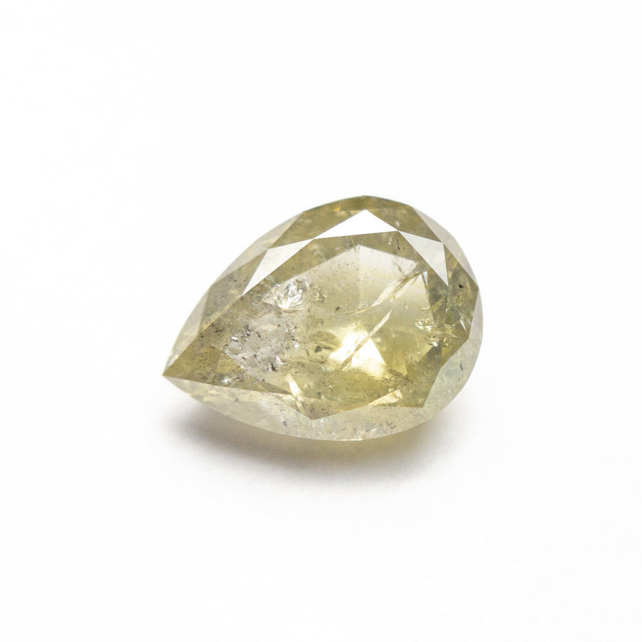 The 2.31ct 9.76x7.19x4.19mm Pear Double Cut 25455-12 by East London jeweller Rachel Boston | Discover our collections of unique and timeless engagement rings, wedding rings, and modern fine jewellery. - Rachel Boston Jewellery