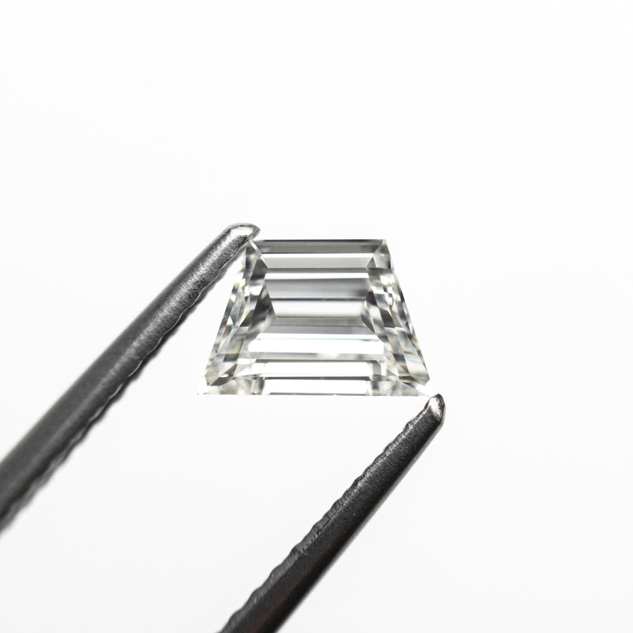 The 1.06cttw 2pc 6.57x4.34x2.33mm 6.45x4.29x2.30mm VVS2 G Trapezoid Step Cut Matching Pair 25535-01 by East London jeweller Rachel Boston | Discover our collections of unique and timeless engagement rings, wedding rings, and modern fine jewellery. - Rachel Boston Jewellery