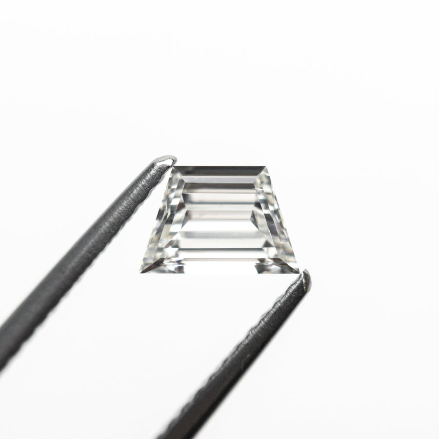 The 1.06cttw 2pc 6.57x4.34x2.33mm 6.45x4.29x2.30mm VVS2 G Trapezoid Step Cut Matching Pair 25535-01 by East London jeweller Rachel Boston | Discover our collections of unique and timeless engagement rings, wedding rings, and modern fine jewellery. - Rachel Boston Jewellery