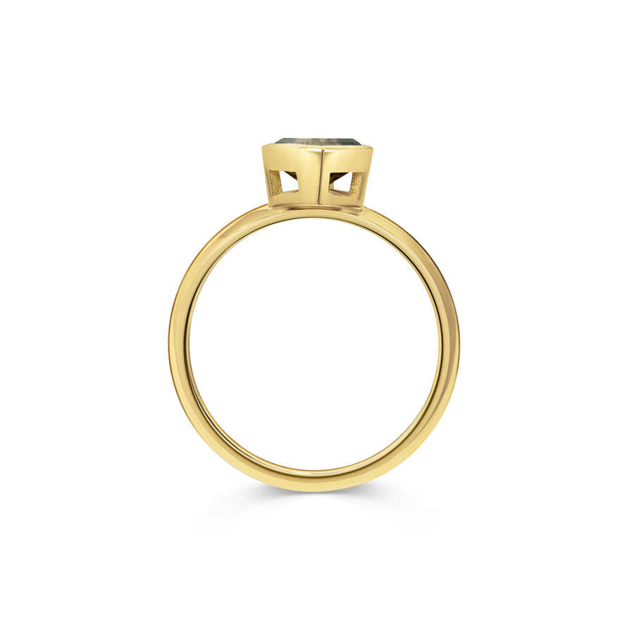 The Valetudo Ring by East London jeweller Rachel Boston | Discover our collections of unique and timeless engagement rings, wedding rings, and modern fine jewellery. - Rachel Boston Jewellery