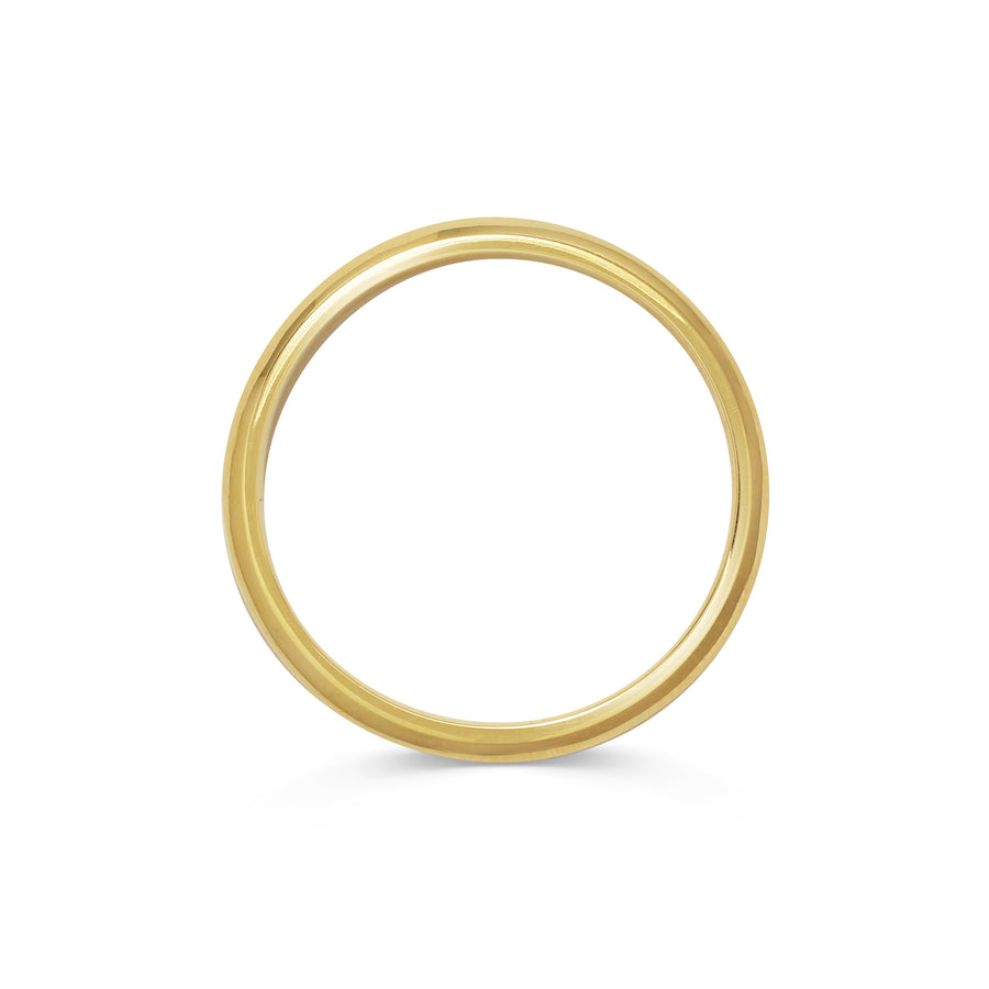 The Chamfered Edge Wedding Band - Matte - 3.7mm by East London jeweller Rachel Boston | Discover our collections of unique and timeless engagement rings, wedding rings, and modern fine jewellery. - Rachel Boston Jewellery