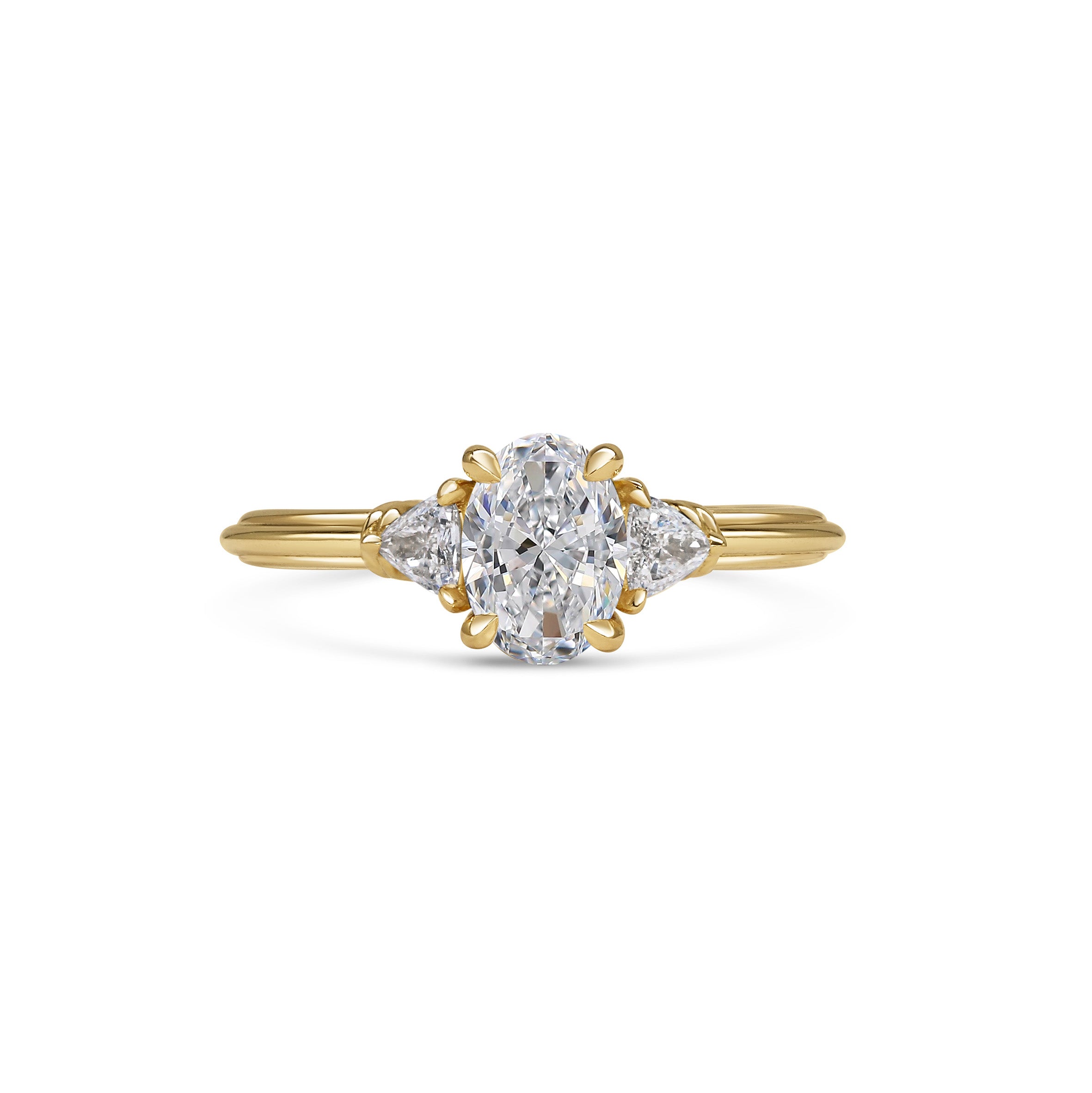 Solitaire hot sale ring oval