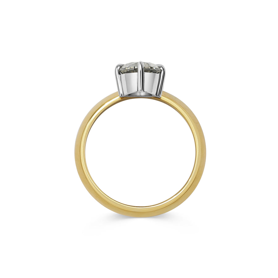 The WILKIN Ring by East London jeweller Rachel Boston | Discover our collections of unique and timeless engagement rings, wedding rings, and modern fine jewellery. - Rachel Boston Jewellery