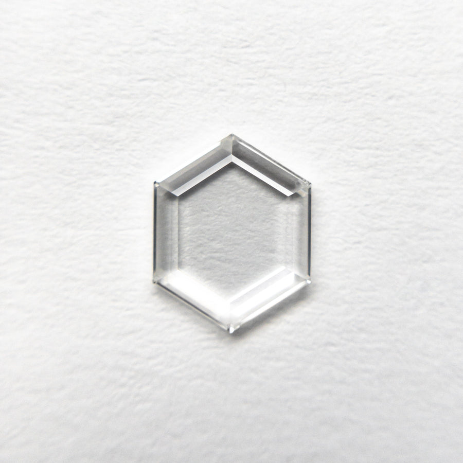 The 0.69ct 7.78x6.21x1.33mm VS2 G Hexagon Portrait Cut 19854-42 by East London jeweller Rachel Boston | Discover our collections of unique and timeless engagement rings, wedding rings, and modern fine jewellery. - Rachel Boston Jewellery